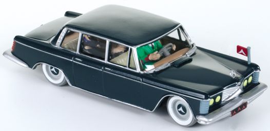 Voiture Tintin 1/43è #011 – La limousine gouvernementale Mercedes